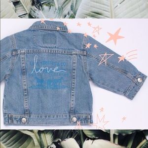 Baby Vintage Levis Denim Jacket w/ Embroidery